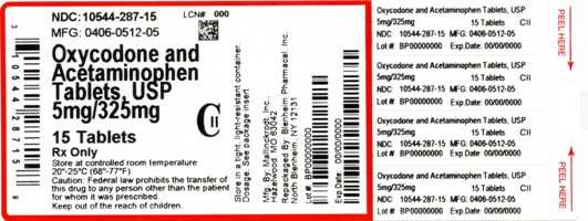 OXYCODONE AND ACETAMINOPHEN